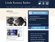 Tablet Screenshot of lindakenneybaden.com